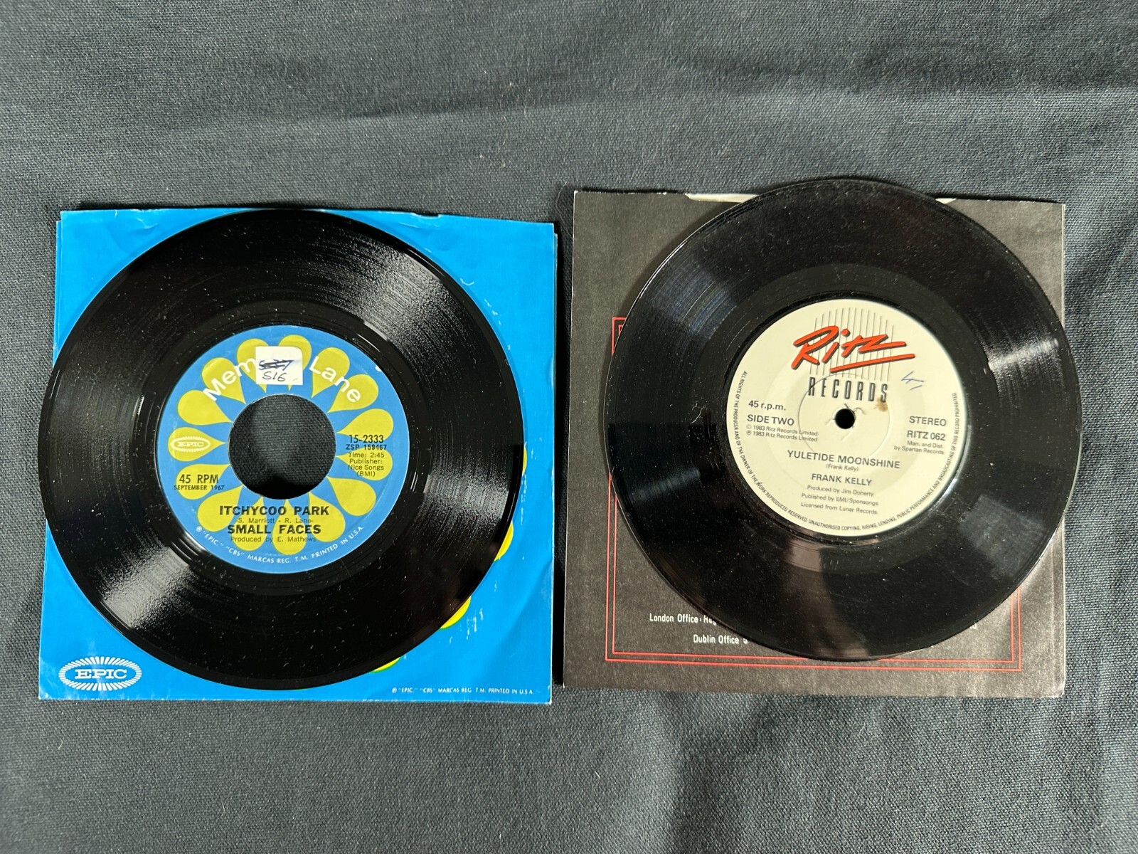 Vintage UK 45 records Terry Jacks/Desmond Dekker/Small Faces/Ralph McTell