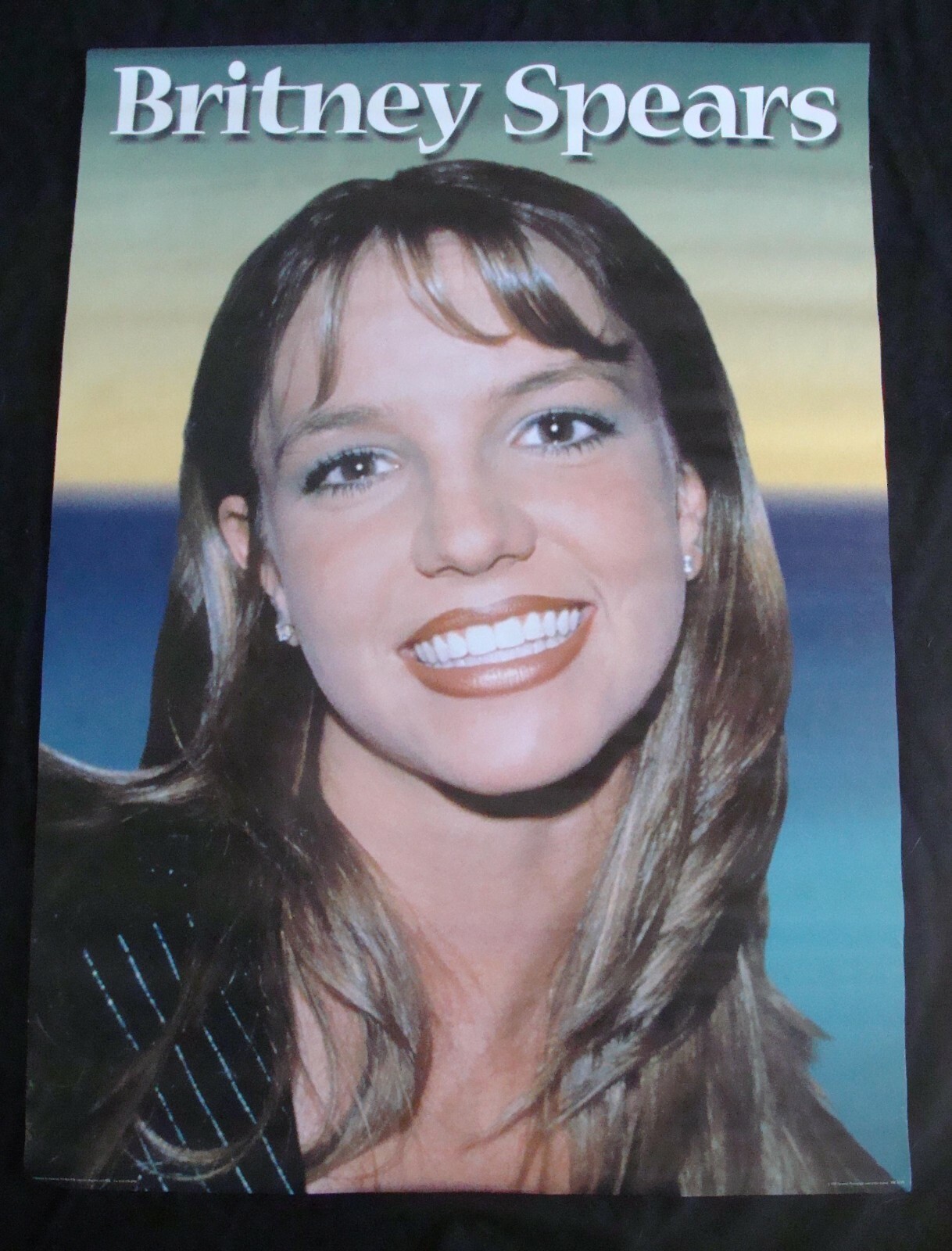 Young BRITNEY SPEARS poster original 1999 commercially produced poster