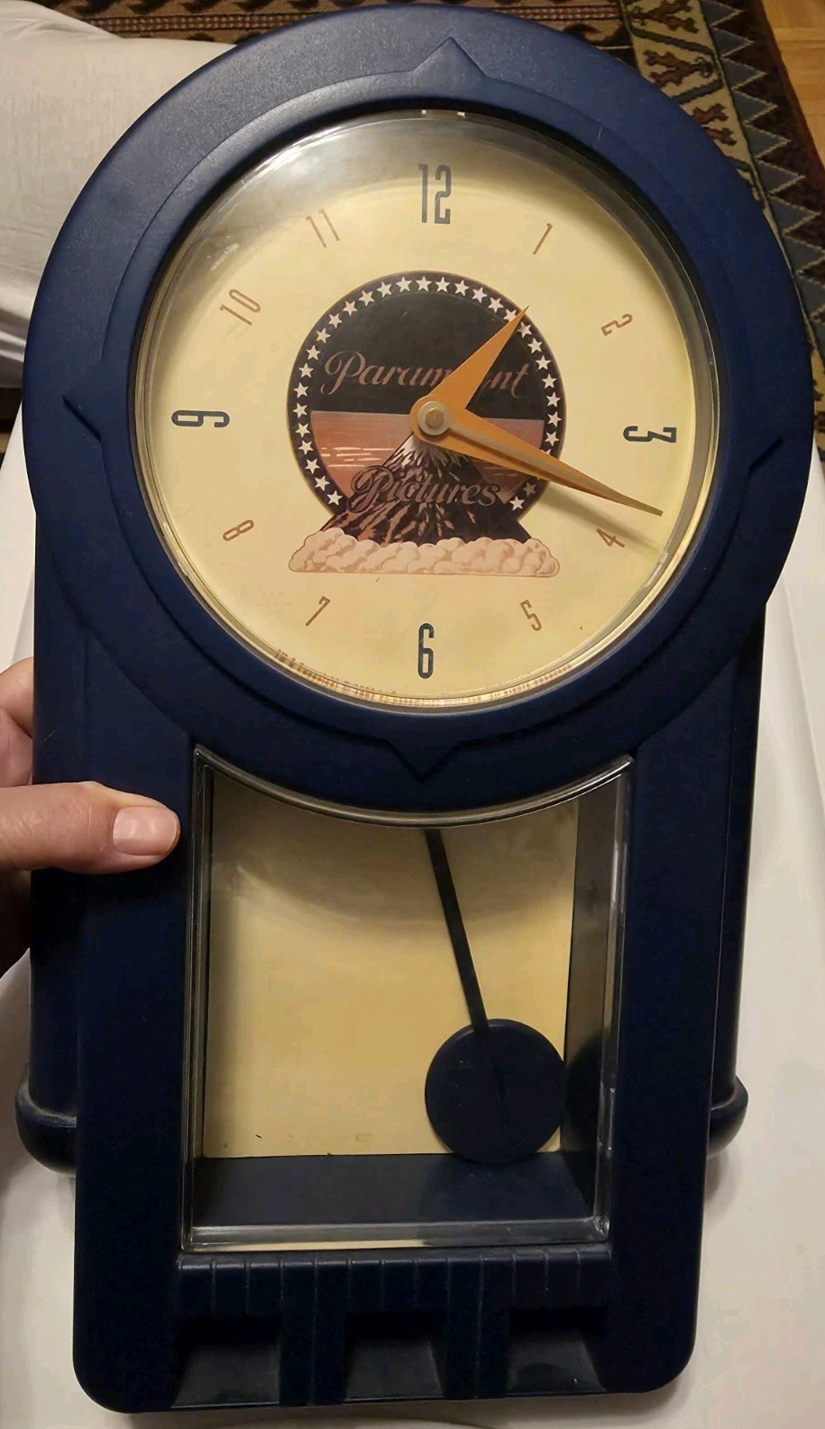 VINTAGE 1994 Paramount Pictures Studios Wall Clock Promo – Works- Tested