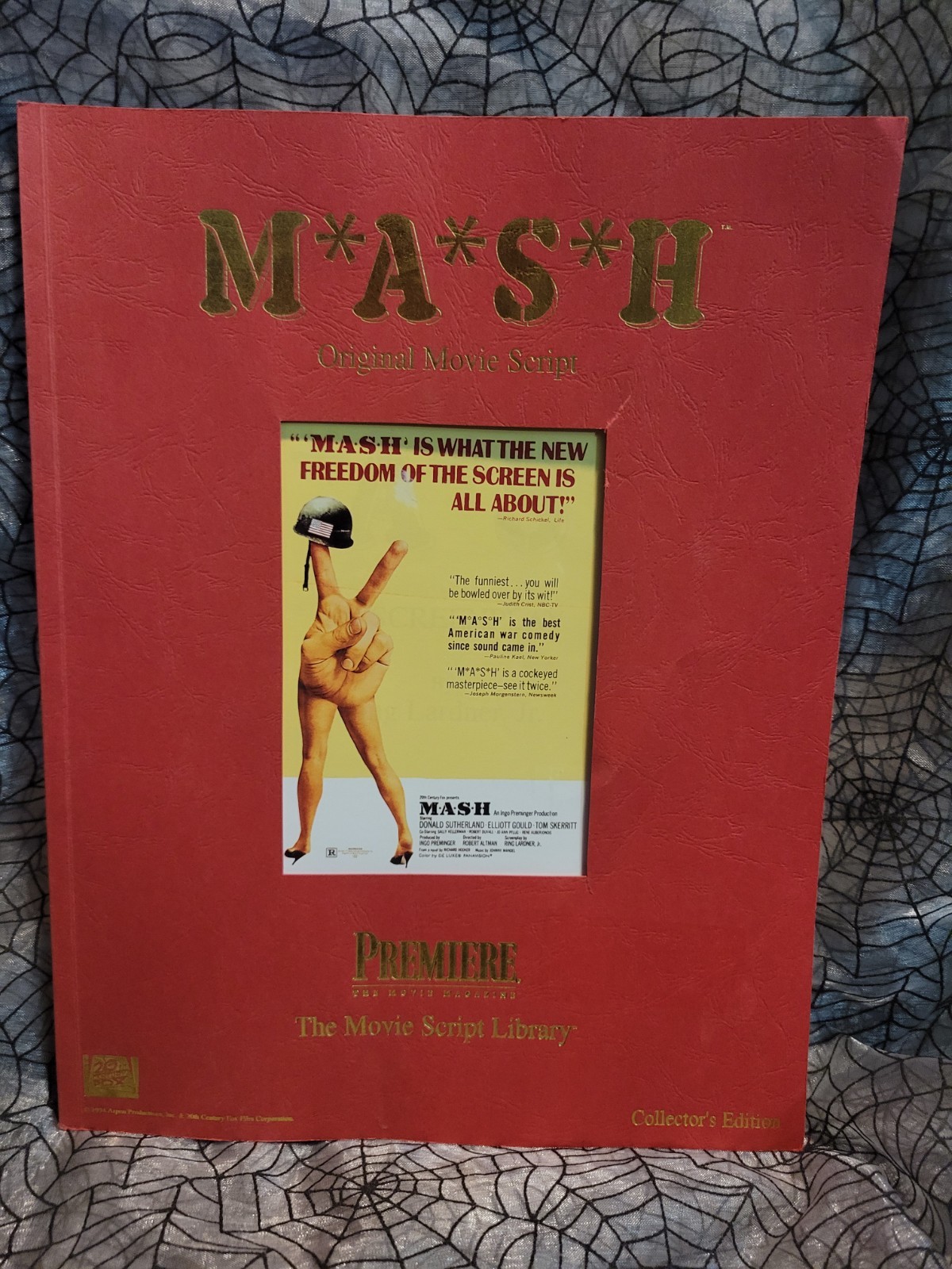 MASH 1970 Movie Script Premiere Library Collectors Edition Screenplay Book