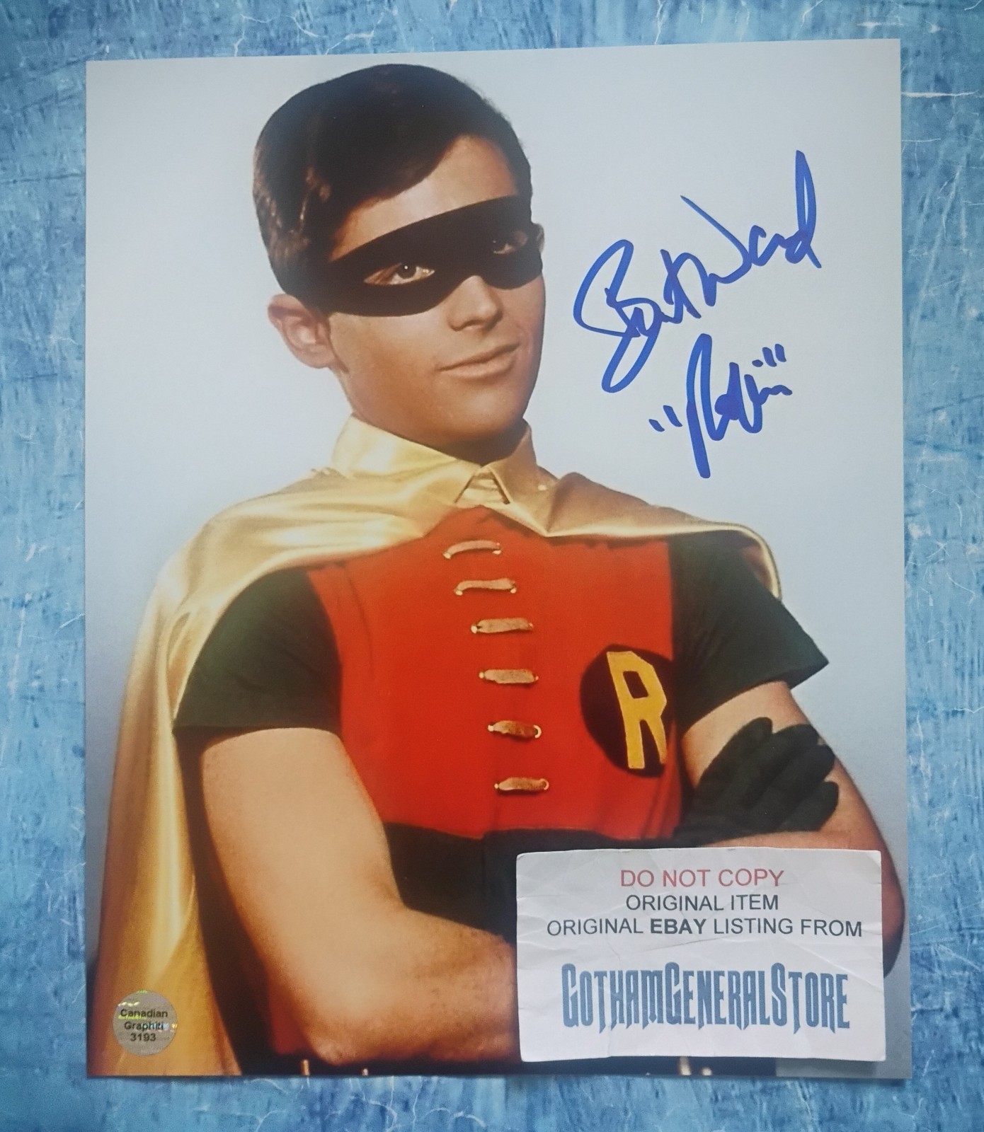 Burt Ward Hand Signed Autograph 8×10 Photo COA Batman Robin NO US TARIFFS