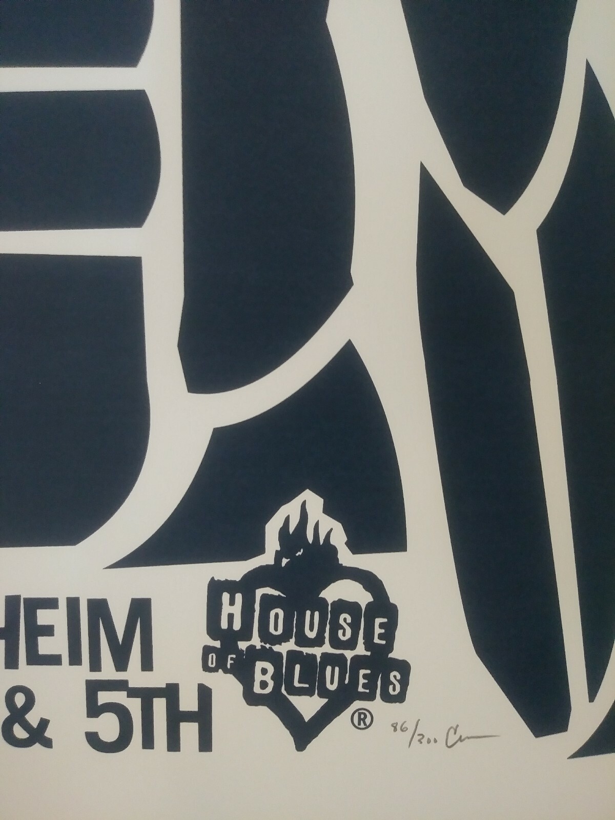 DEVO 2005 poster board New Old Stock House of Blues