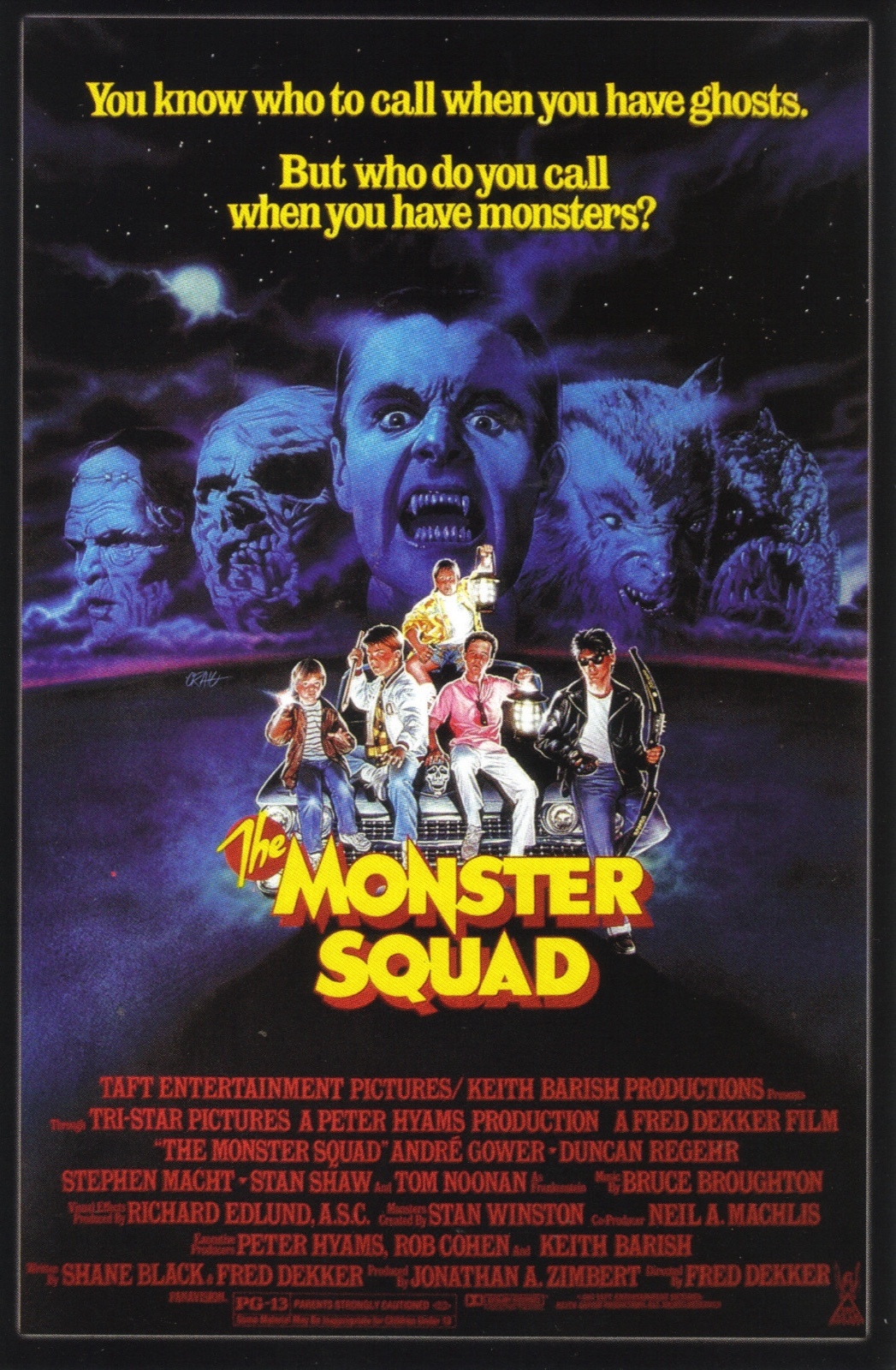The Monster Squad 1987 Fantasy / Action Classic Movie POSTER