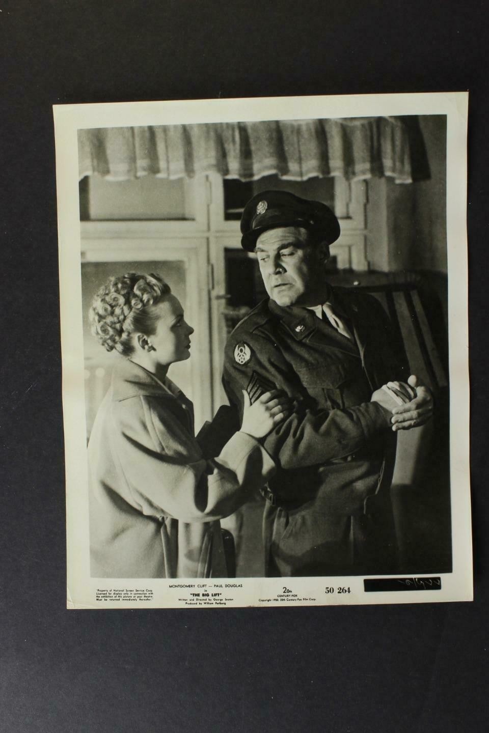 RARE 8X10 1950ORIG “THE BIG LIFT” Montgomery Clift Paul Douglas Cornell Borchers