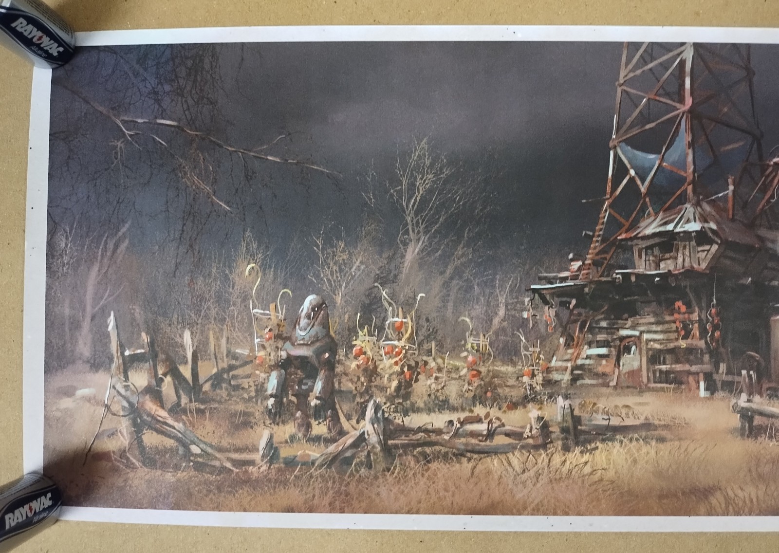 Fallout 4 Wasteland Concept ART PRINT – 8.5 x 17 Poster – Loot Crate Exclusive