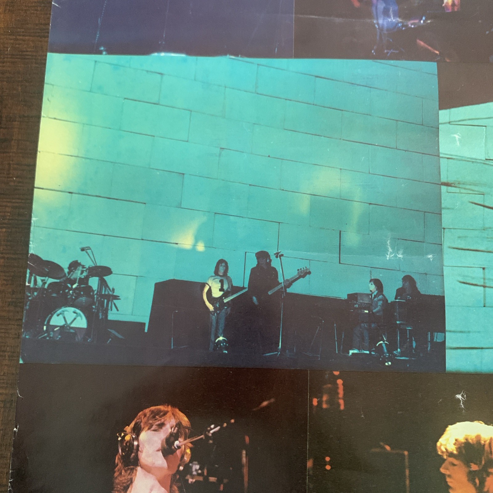 Pink Floyd The Wall Poster 1980 Vintage Collage 38”x25” Wales Chariette