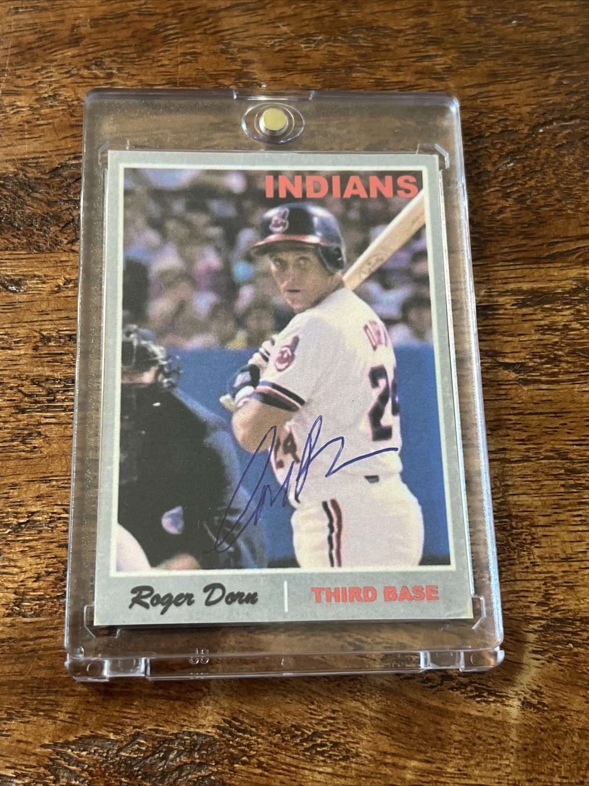 Corbin Bernsen IP Signed Card PSA DNA Coa Major League Roger Dorn Autographed