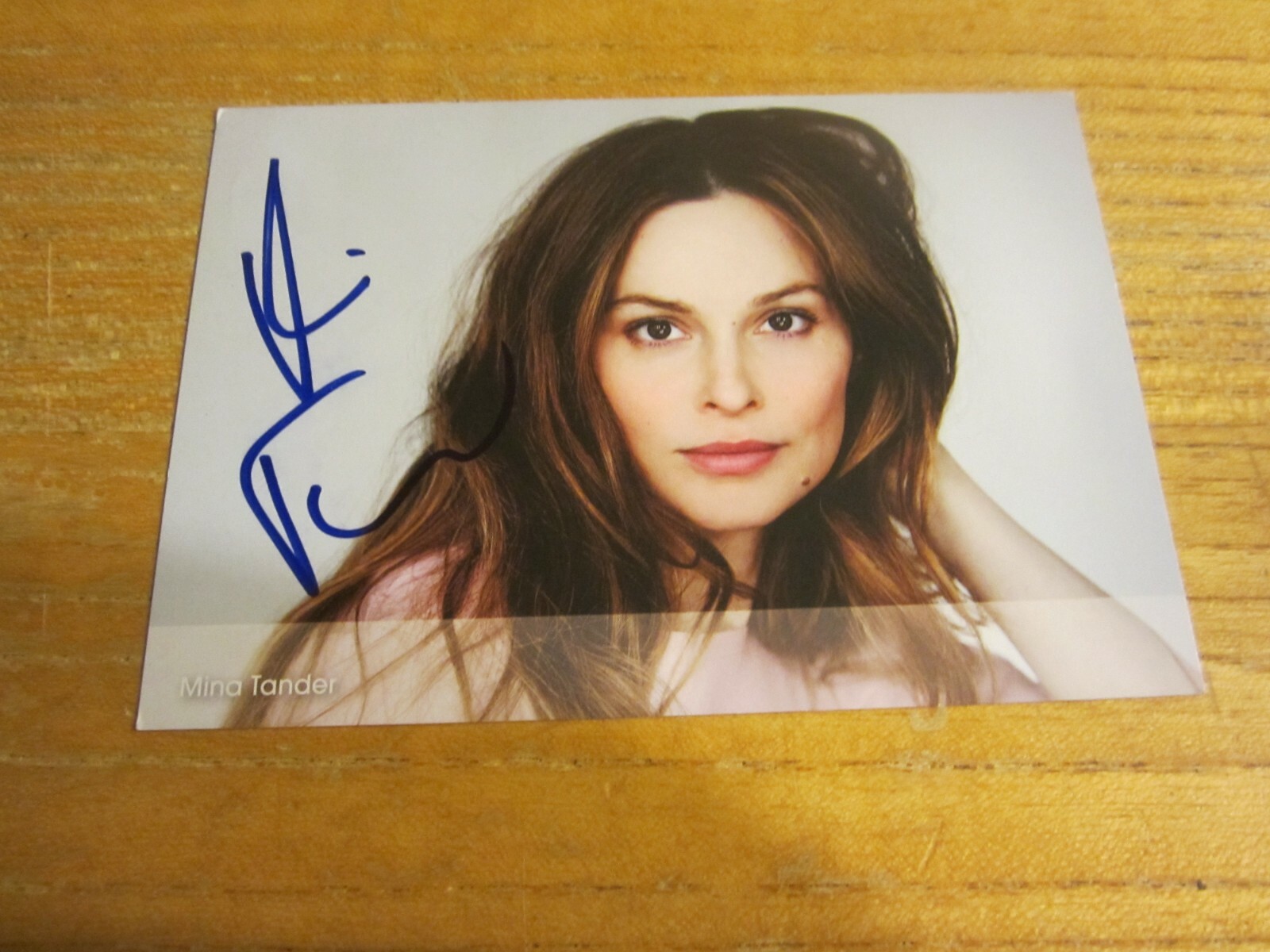 Mina Tander Actress Autographed Signed 4X5.75 Photo “Berlin Station” Esther Krug