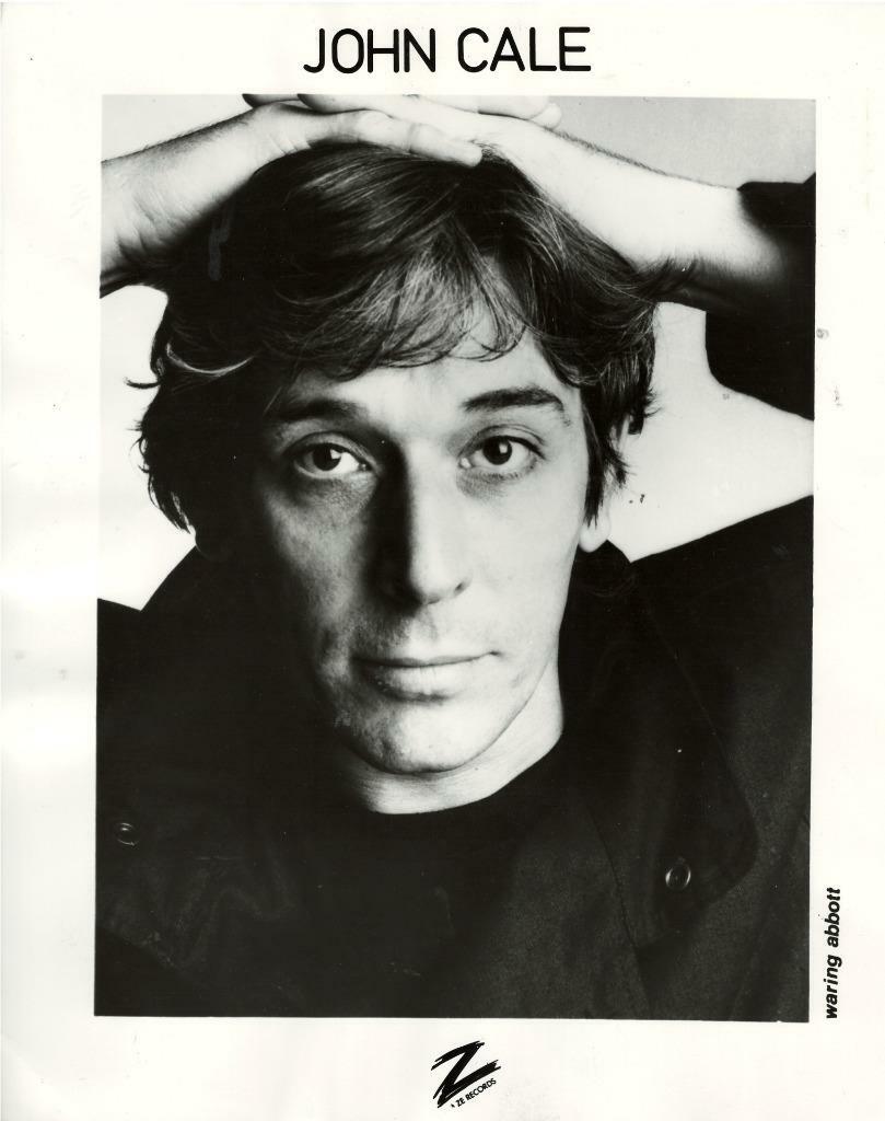 JOHN CALE-ORIGINAL PHOTO-PORTRAIT-Z RECORDS