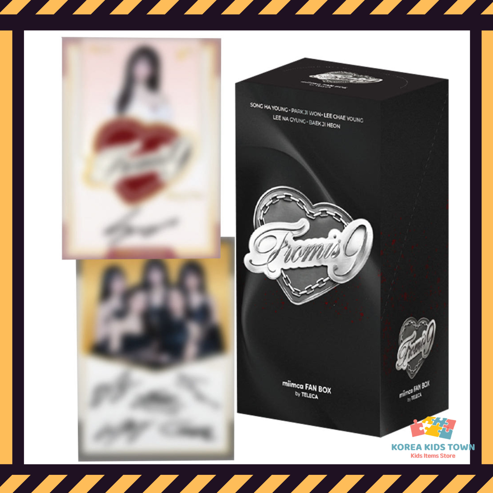 fromis_9 TELECA MIMICA Fan Box K-POP Autograph Relic Photocard 8 Packs Box