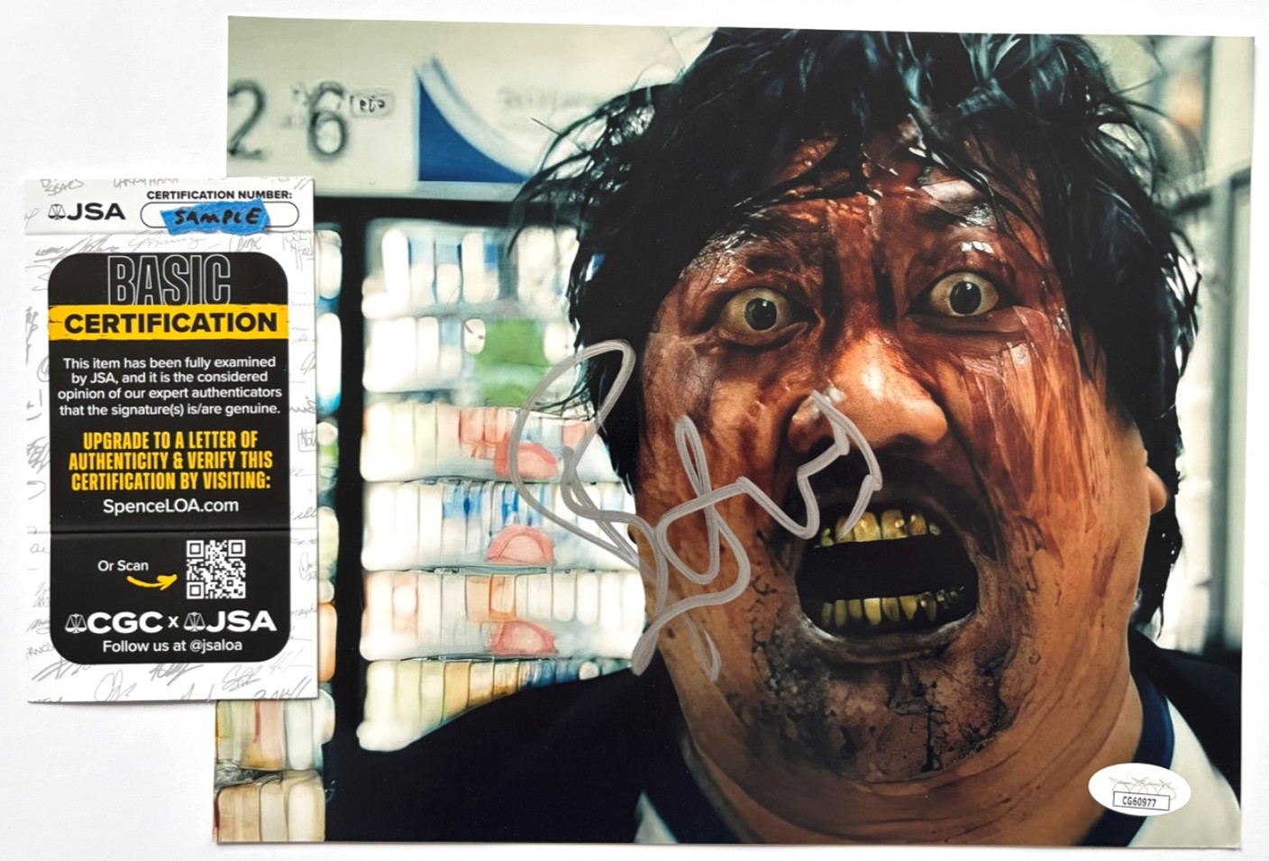 BENEDICT WONG SIGNED 8X10 PHOTO WEAPONS MOVIE ACTOR PRINCIPLE MARCUS MILLER JSA