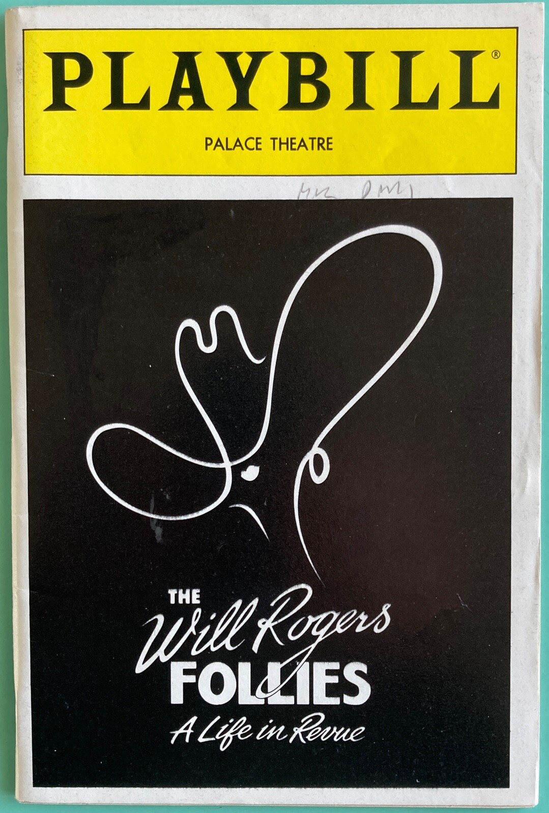Playbill The Will Rogers Follies Mac Davis Jerry Mitchel Eden Riegel Tommy Tune