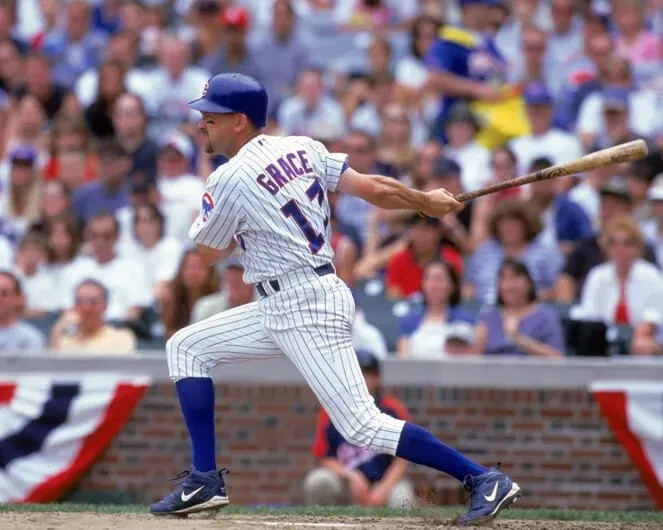 Chicago Cubs Mark Grace Baseball 4×6 PHOTO PRINT