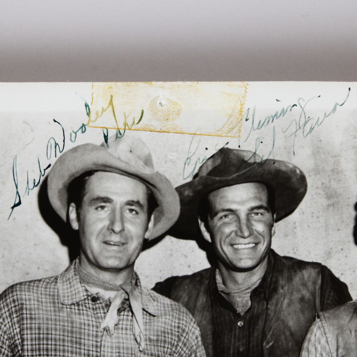 Rawhide Cast Signed Photo 8×10 (7 Sigs.) Incl. Clint Eastwood – COA JSA