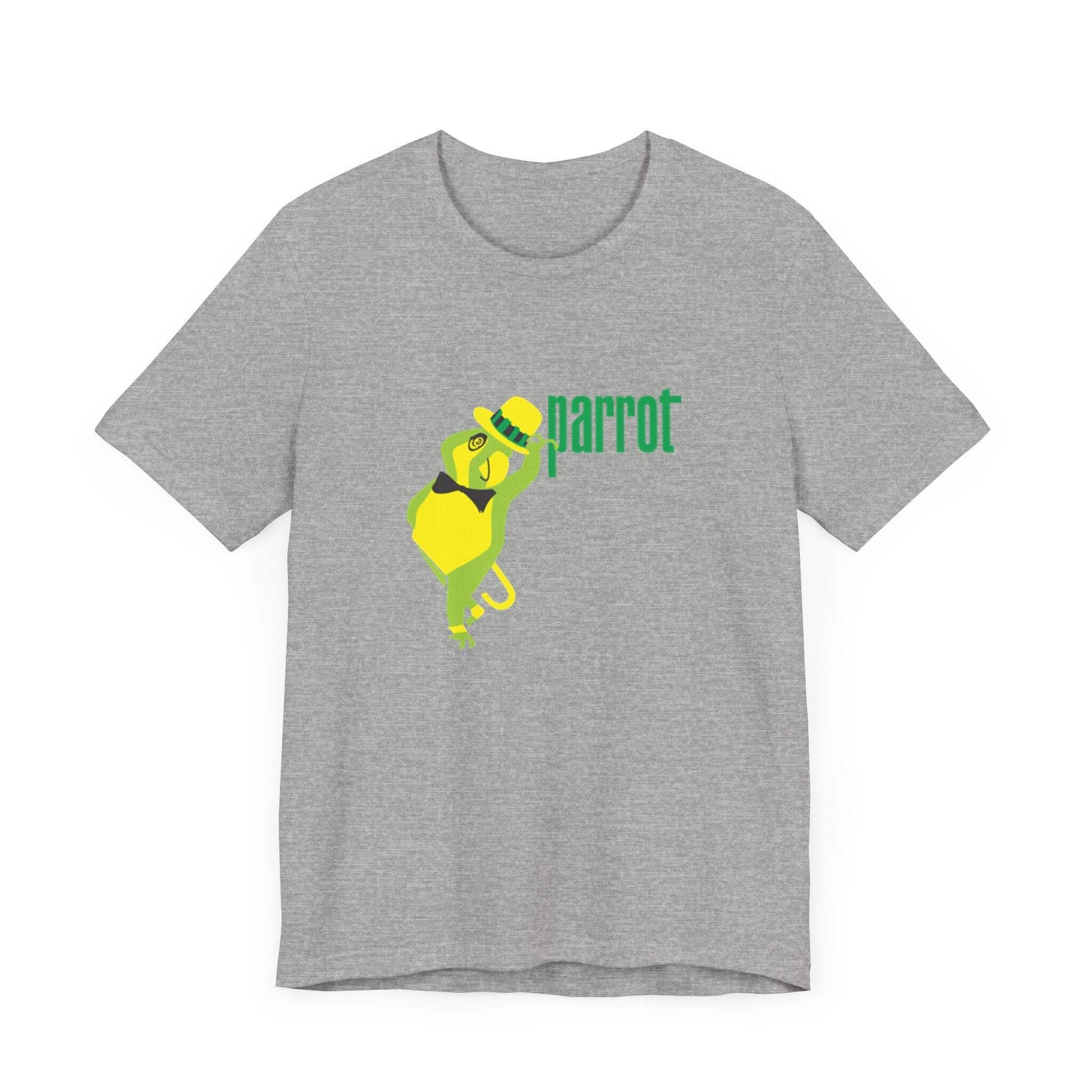 Vintage Parrot Records Label Logo Unisex Jersey Short Sleeve T-Shirt
