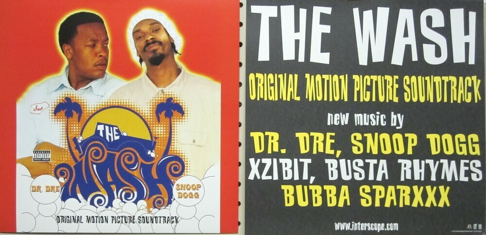The Wash 2001 2 Sided promo poster/flat Flawless New Old Stock Dr.Dre Snoop Dogg
