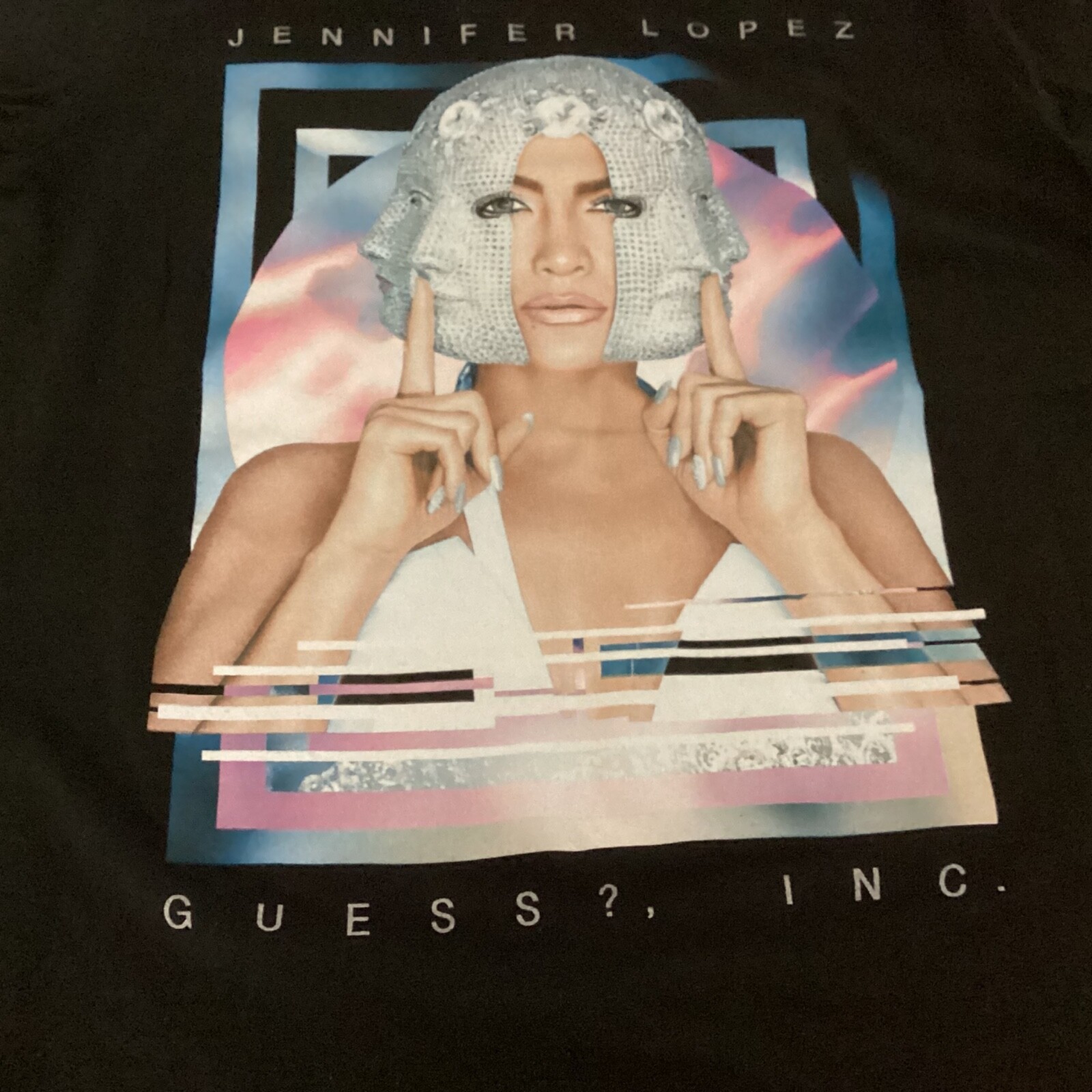 GUESS Jennifer Lopez Tour Shirt “It’s My Party” 2019 Size M J-Lo