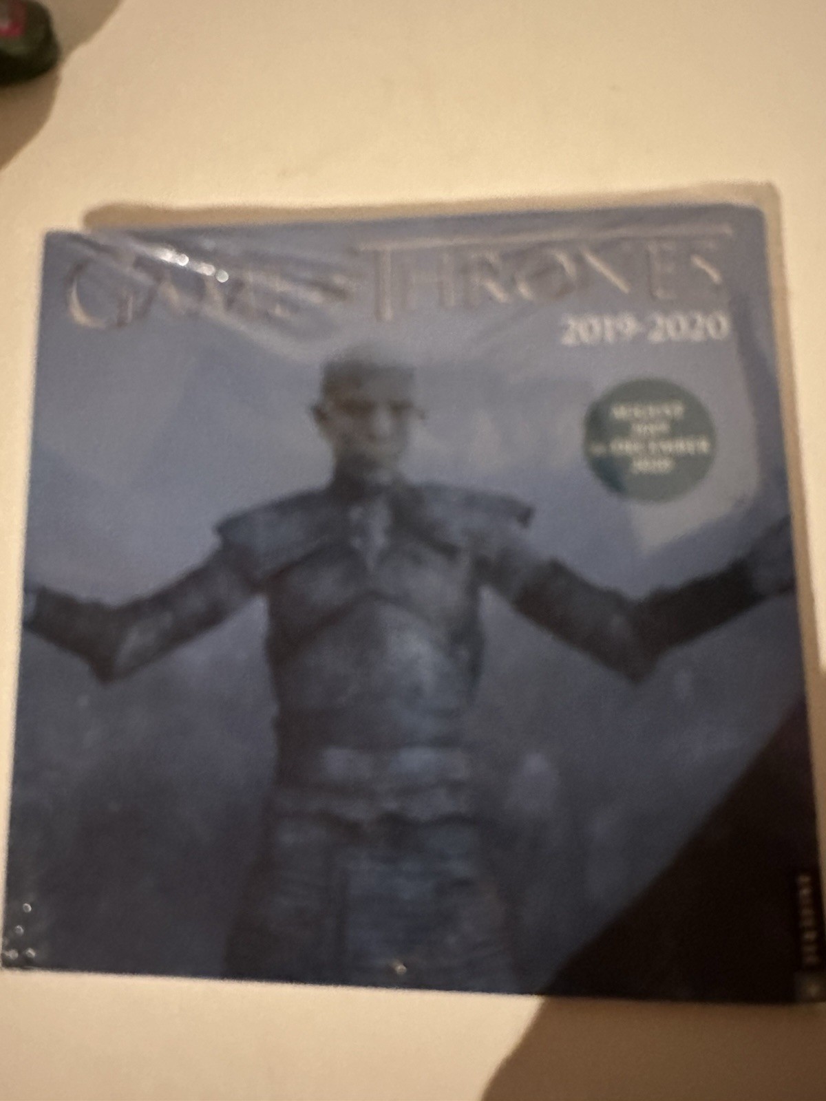 Game of Thrones 2019-2020 17-Month Calendar by HBO New SEALED