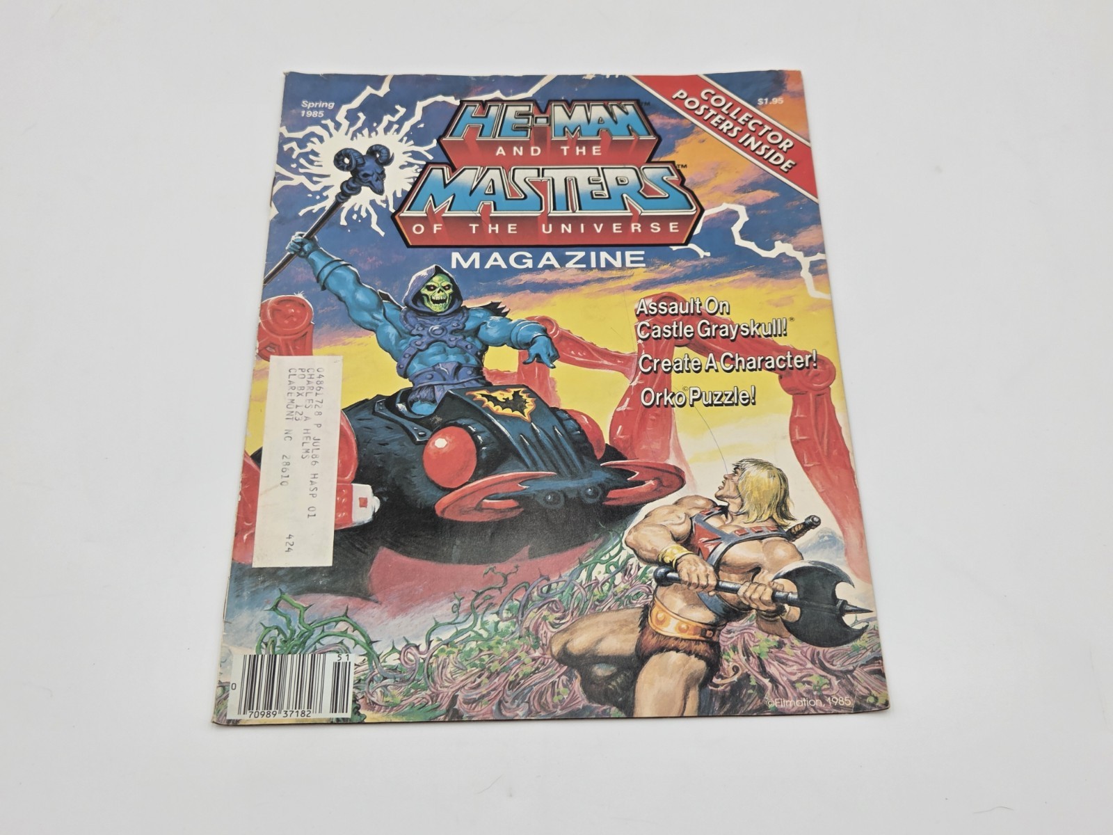 Vintage Spring 1985 He-Man and the Masters of the Universe Magazine – MOTU Read!