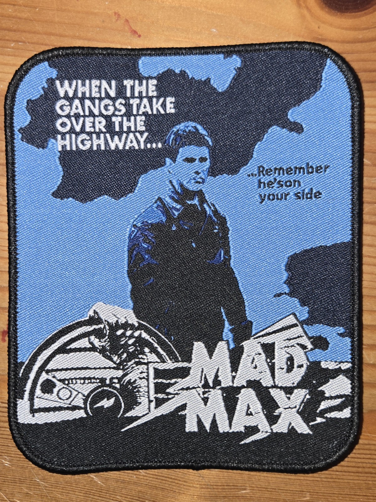 Mad Max Sci Fi Movie Woven Patch 4×5 RARE