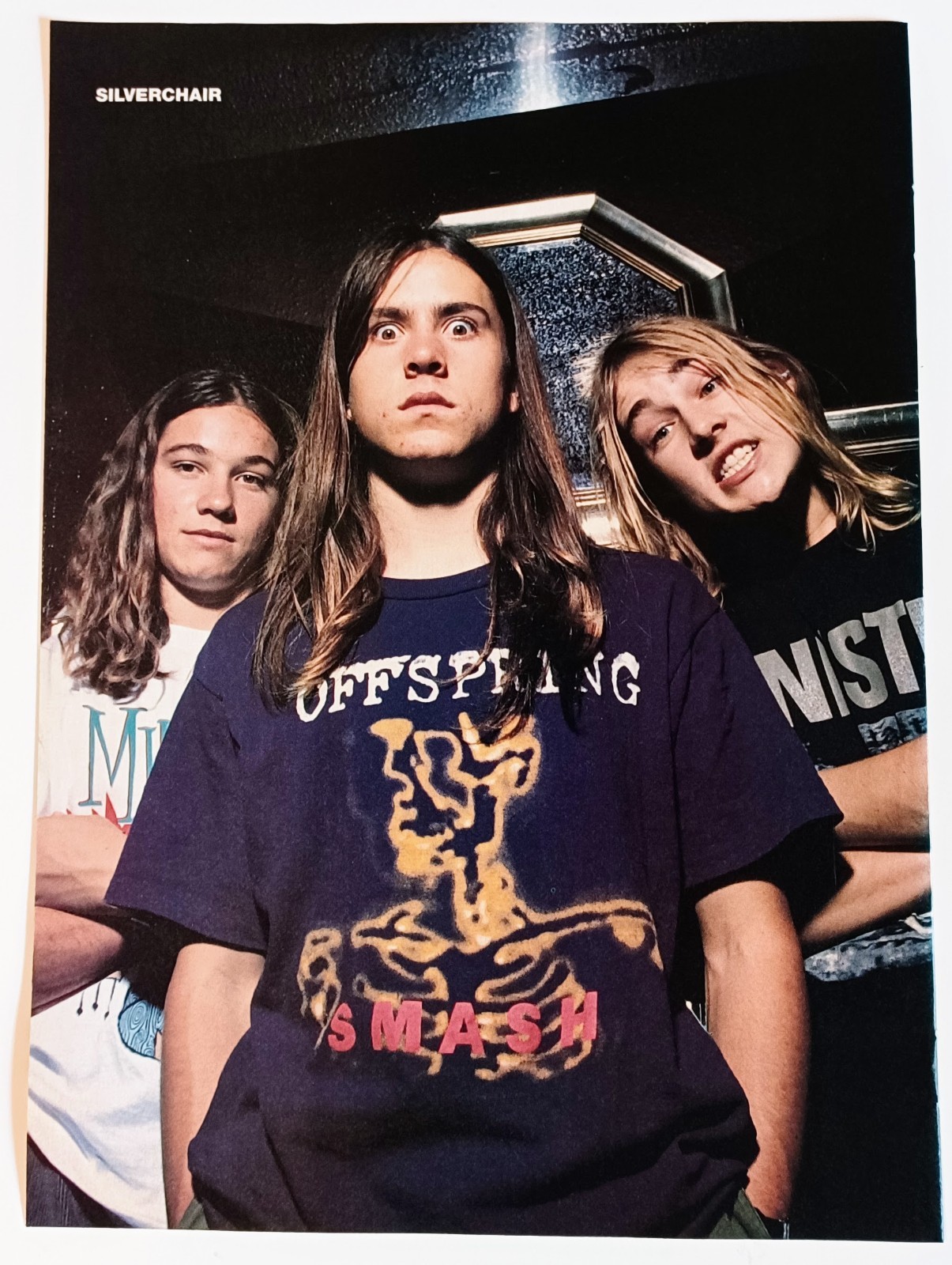 SILVERCHAIR~ORIG 1996 POSTER~RETRO FULL PAGE PRINT MAGAZINE PINUP~DANIEL JOHNS