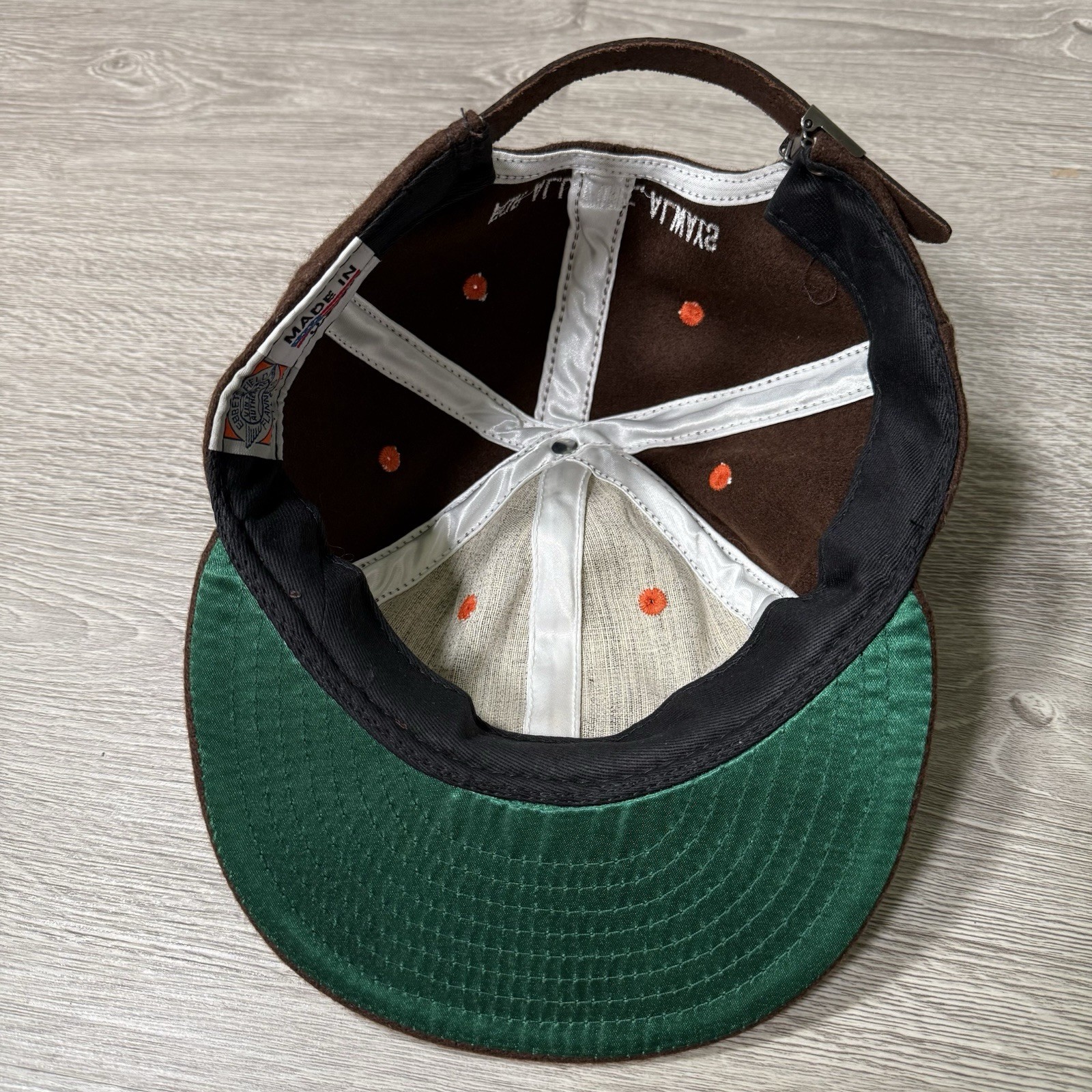 Loki Marvel Studios Cast & Crew Hat Brown Wool Baseball Cap Ebbets Field Flannel