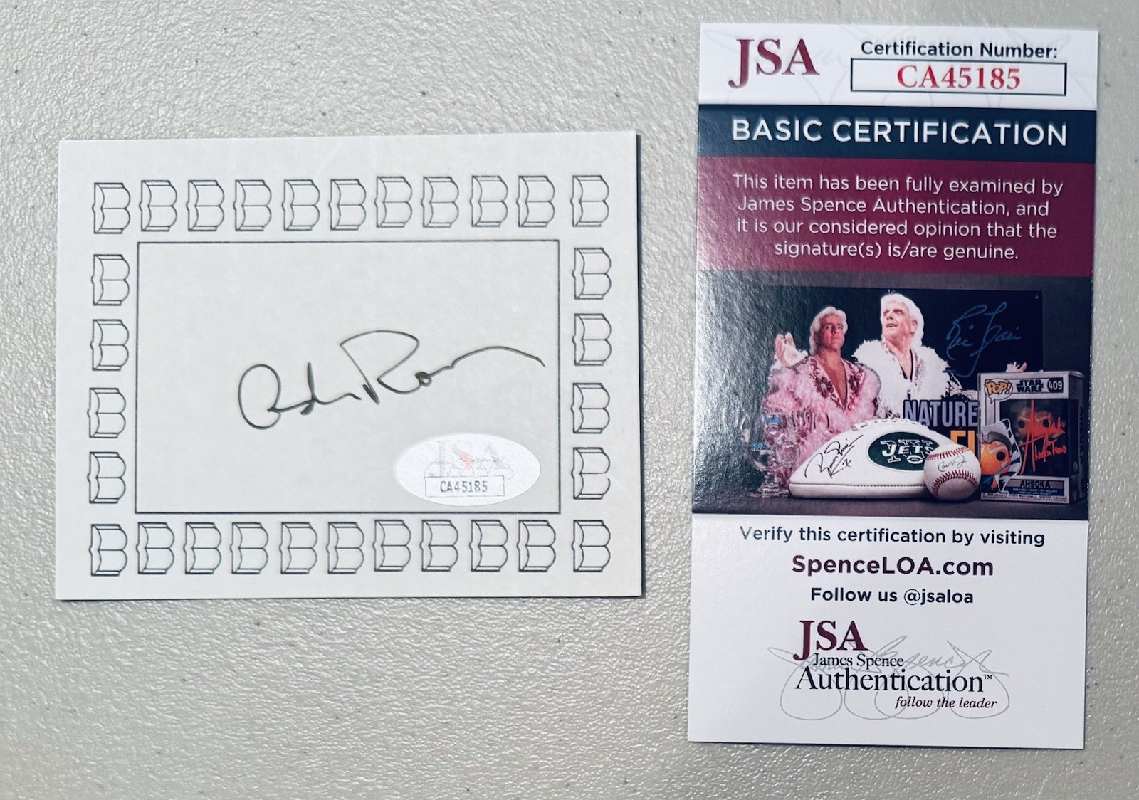 Andy Rooney Signed Autographed 3×4 Bookplate JSA Certified 60 Minutes