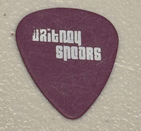 BRITNEY SPEARS 2001 OOPS I DID IT AGAIN Tour Guitar Pick Skip Dorsey (GUITARIST)