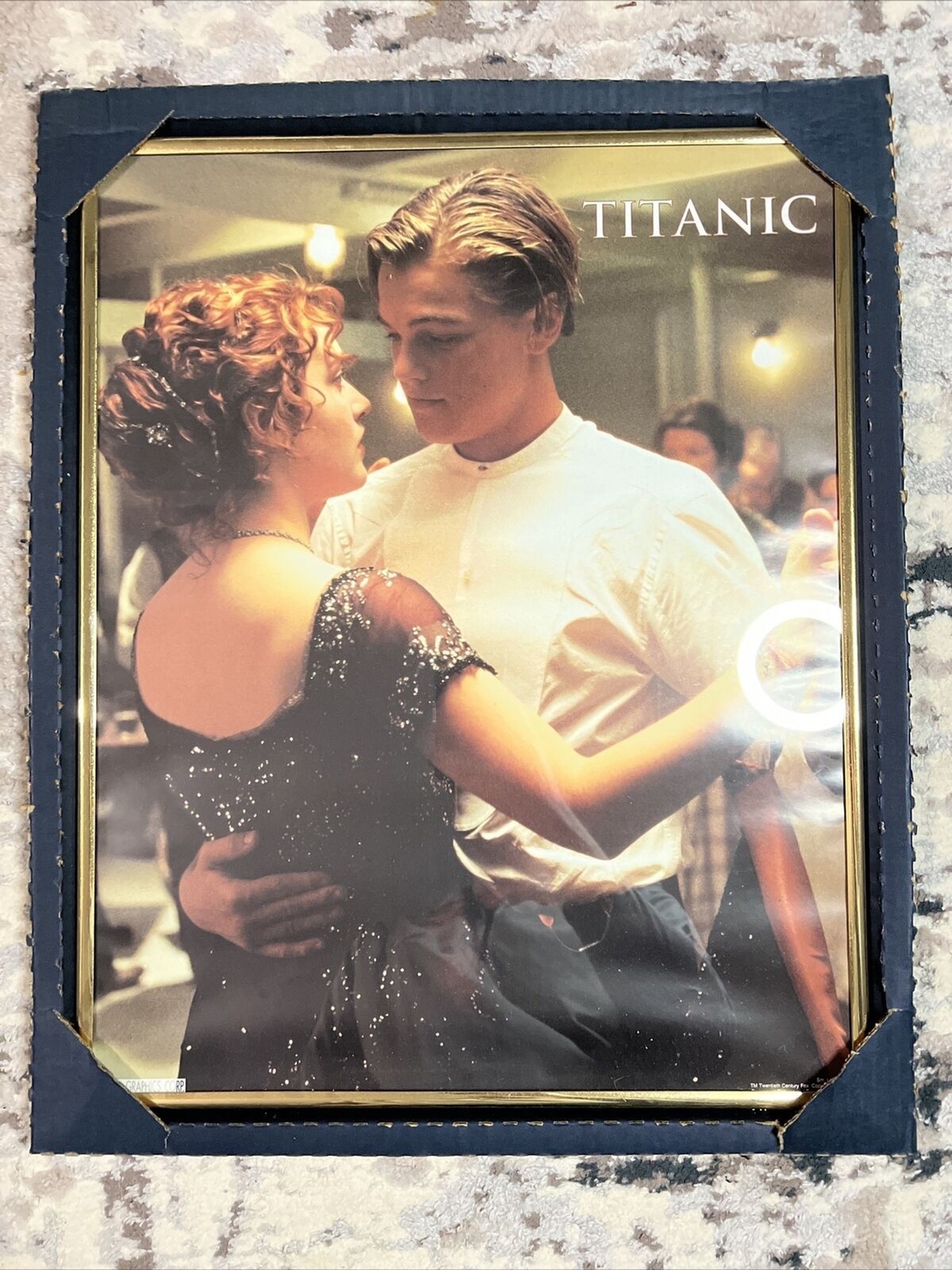 1998 TITANIC Leonardo DiCaprio Kate Winslet Promo Poster 16×20 Inch Collectible