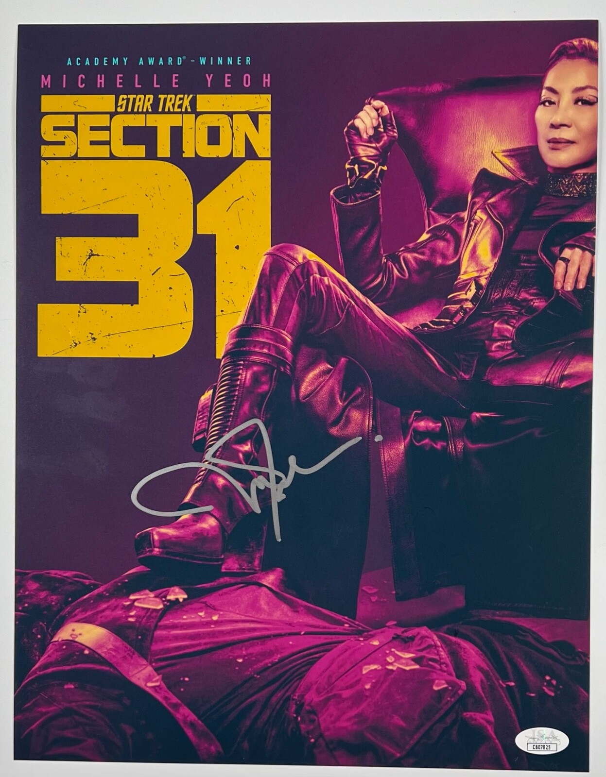 Michelle Yeoh JSA Signed Autograph Photo Star Trek 11 x 14 Section 31 Discovery