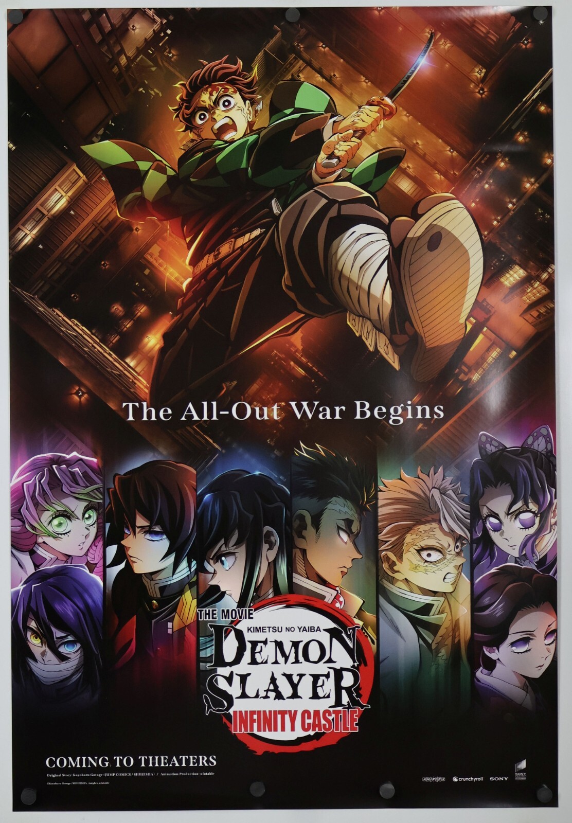 Demon Slayer Infinity Castle – original DS movie poster 27×40 D/S INTL Adv
