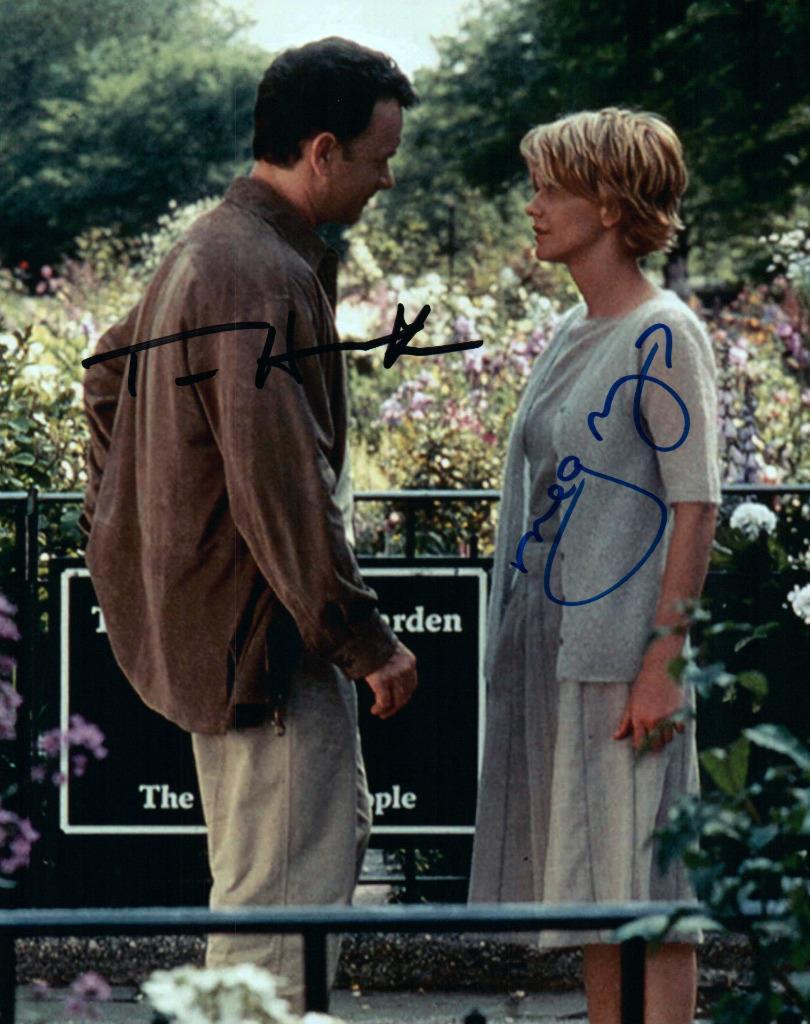 Tom Hanks Meg Ryan signed 8×10 Photo Amazing autographed Picture + COA