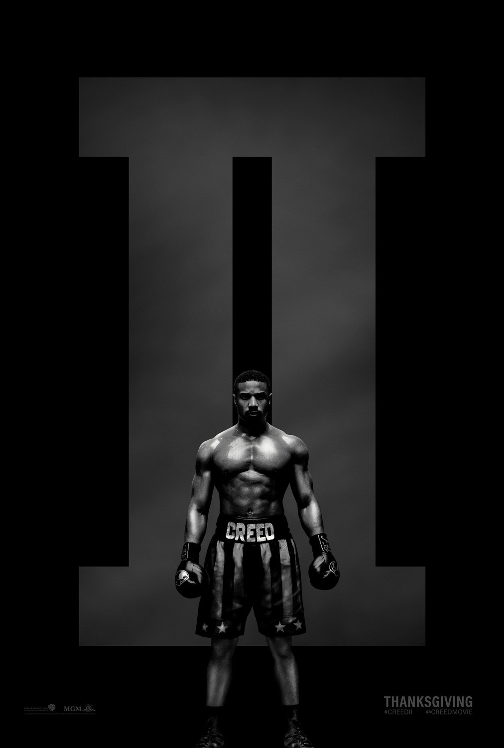 CREED II 2018 Advance Teaser DS 2 Sided 4×6′ US Bus Shelter Movie Poster Jordan