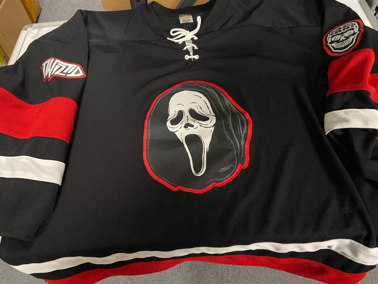 TWIZTID MONOXIDE WORN AT ASTRONOMICON 7 EMBROIDERED JERSEY XL SCREAM