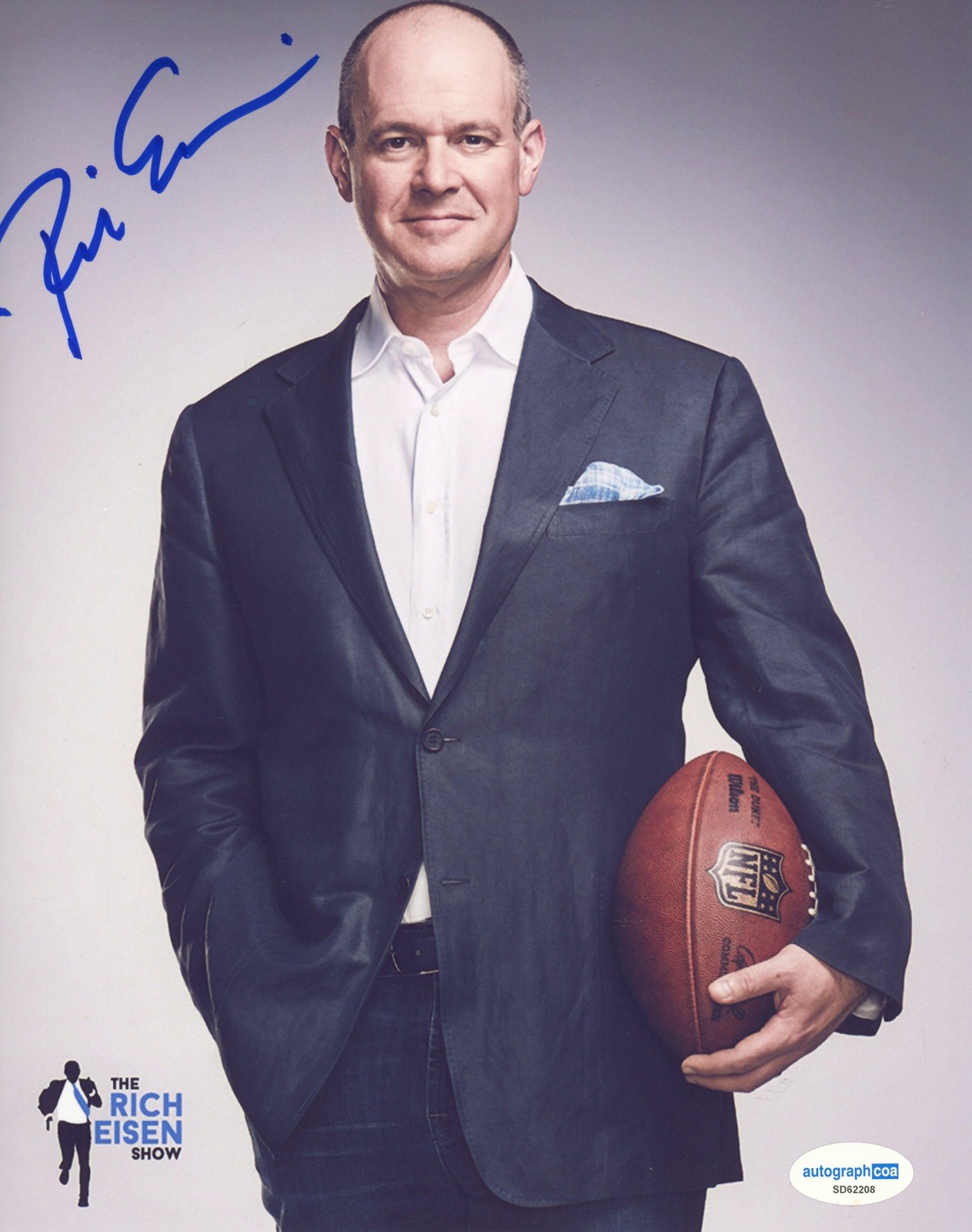Rich Eisen AUTOGRAPH Signed ESPN Analyst NFL Autographed 8×10 Photo ACOA
