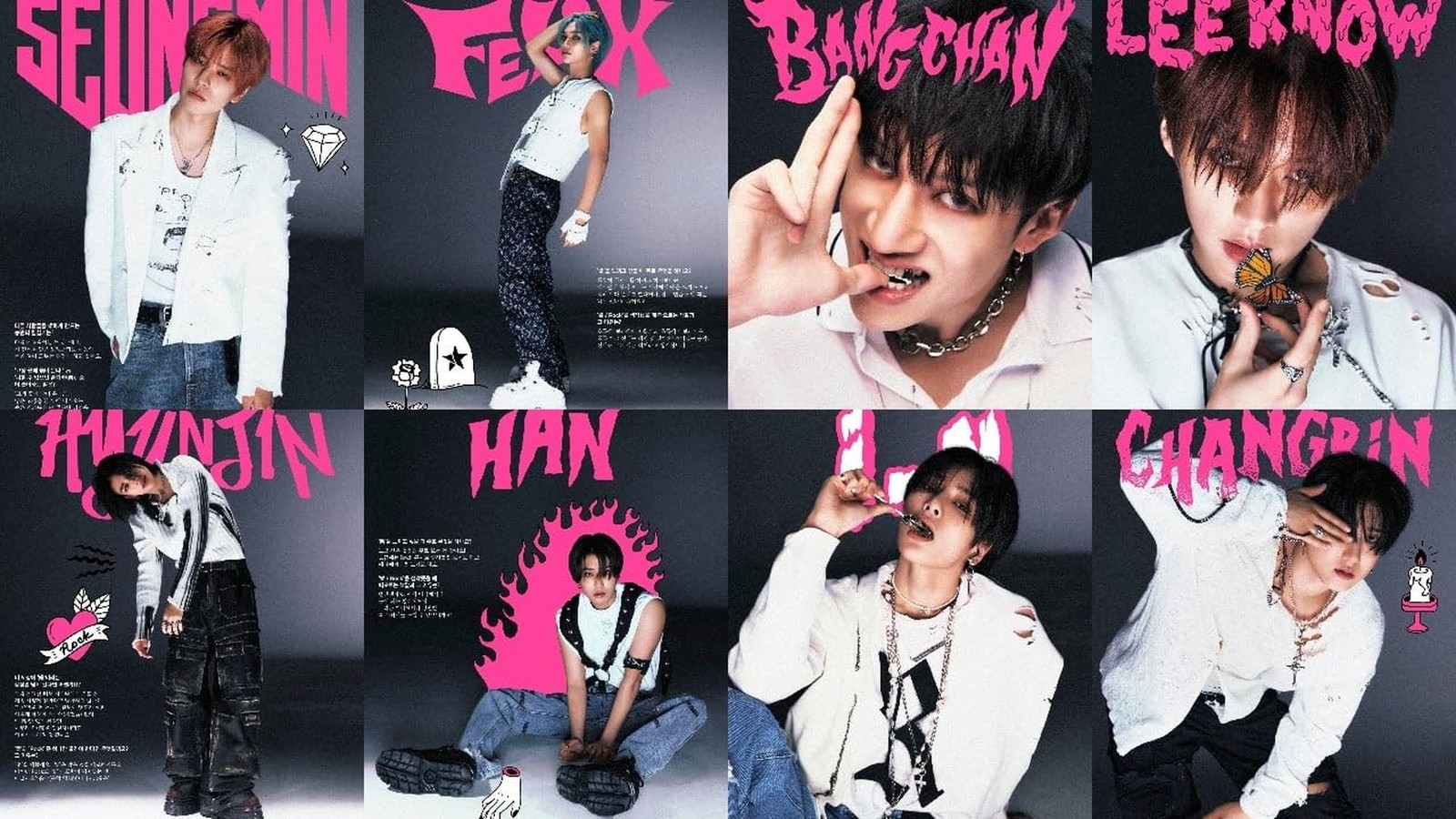 Stray Kids 樂-STAR ROCK-STAR 8th Mini Album CD+Contents+Photocard+Tracking