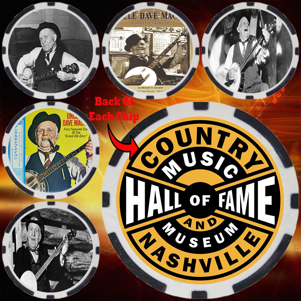 UNCLE DAVE MACON – COUNTRY MUSIC HALL OF FAMER – COLLECTABLE COIN SET (5)