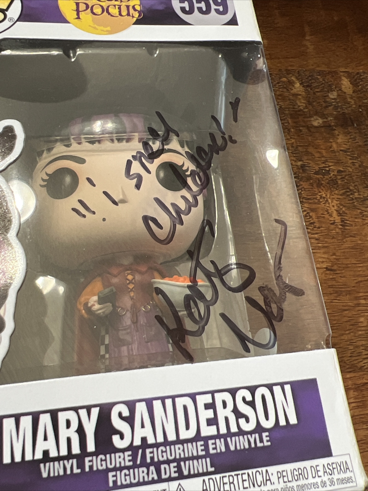 Kathy Najimy Signed Mary Sanderson Funko POP JSA Coa Hocus Pocus Disney