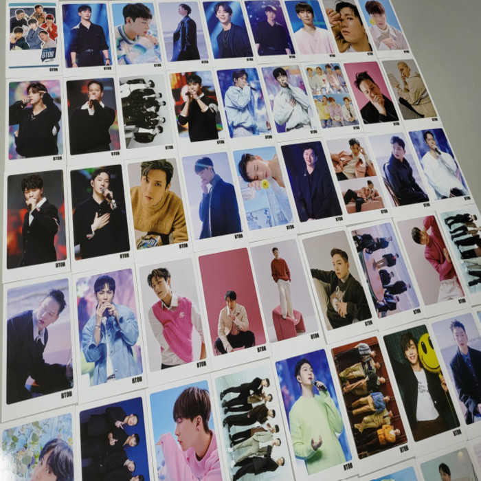 BTOB K-pop Mini Photocard Set – 56 Cards (5.5×8.5cm, Random Designs)