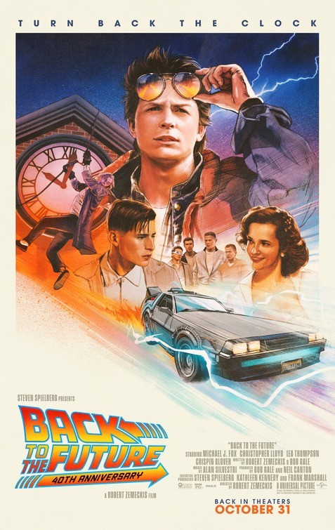 1985 Back To The Future Movie Poster 11X17 Marty McFly Doc Brown🎸🕐🍿