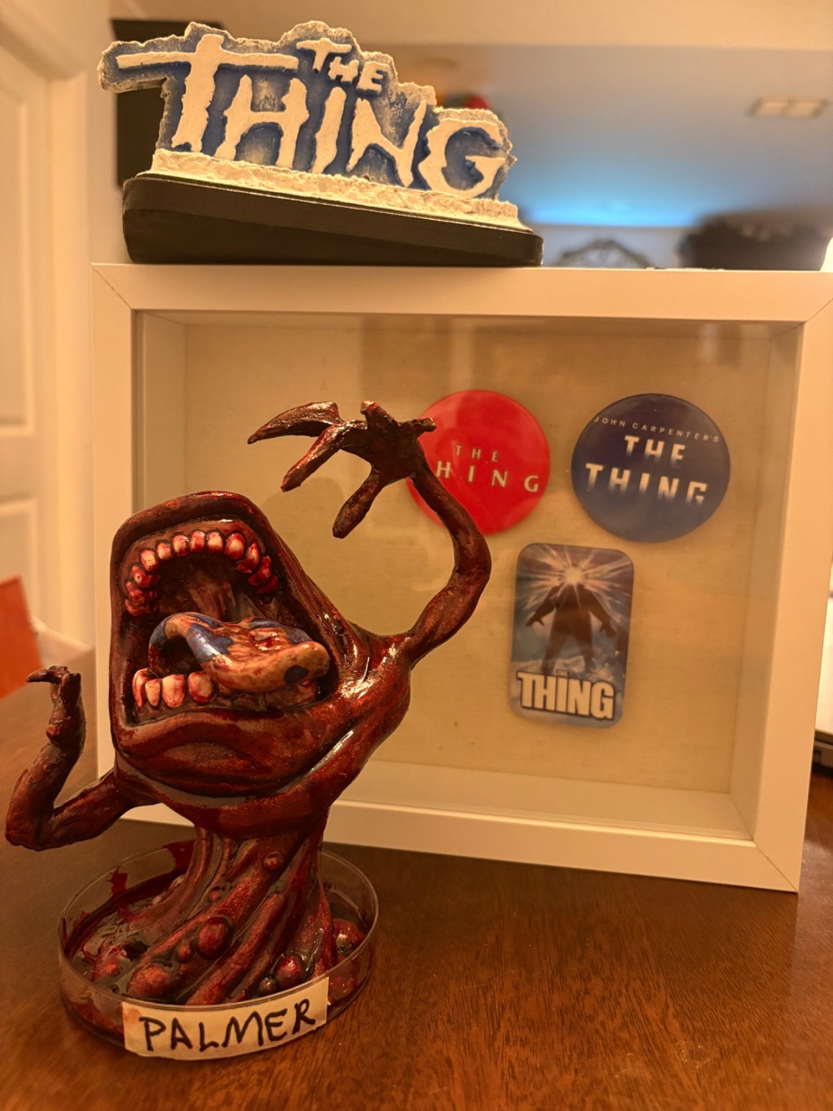 THE THING John Carpenter 1982 Horror sci-fi collection PROP. BUTTONS