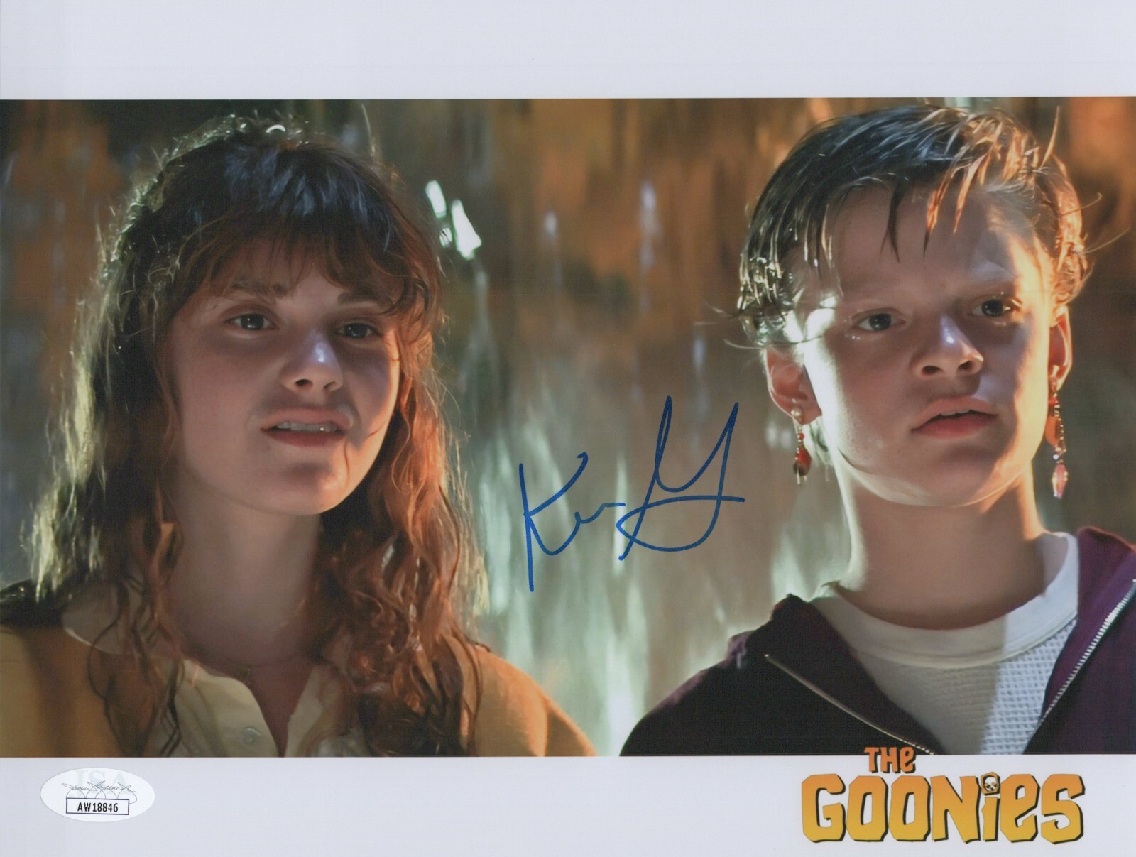 KERRI GREEN Signed THE GOONIES 8×10 Photo Autograph ANDY JSA COA CERT