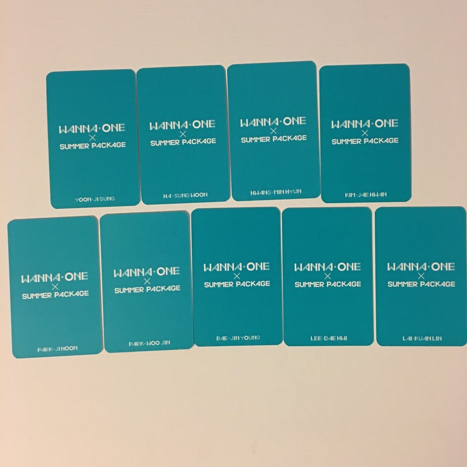 Wanna One Summer Package Photocards [CHOOSE MEMBER]