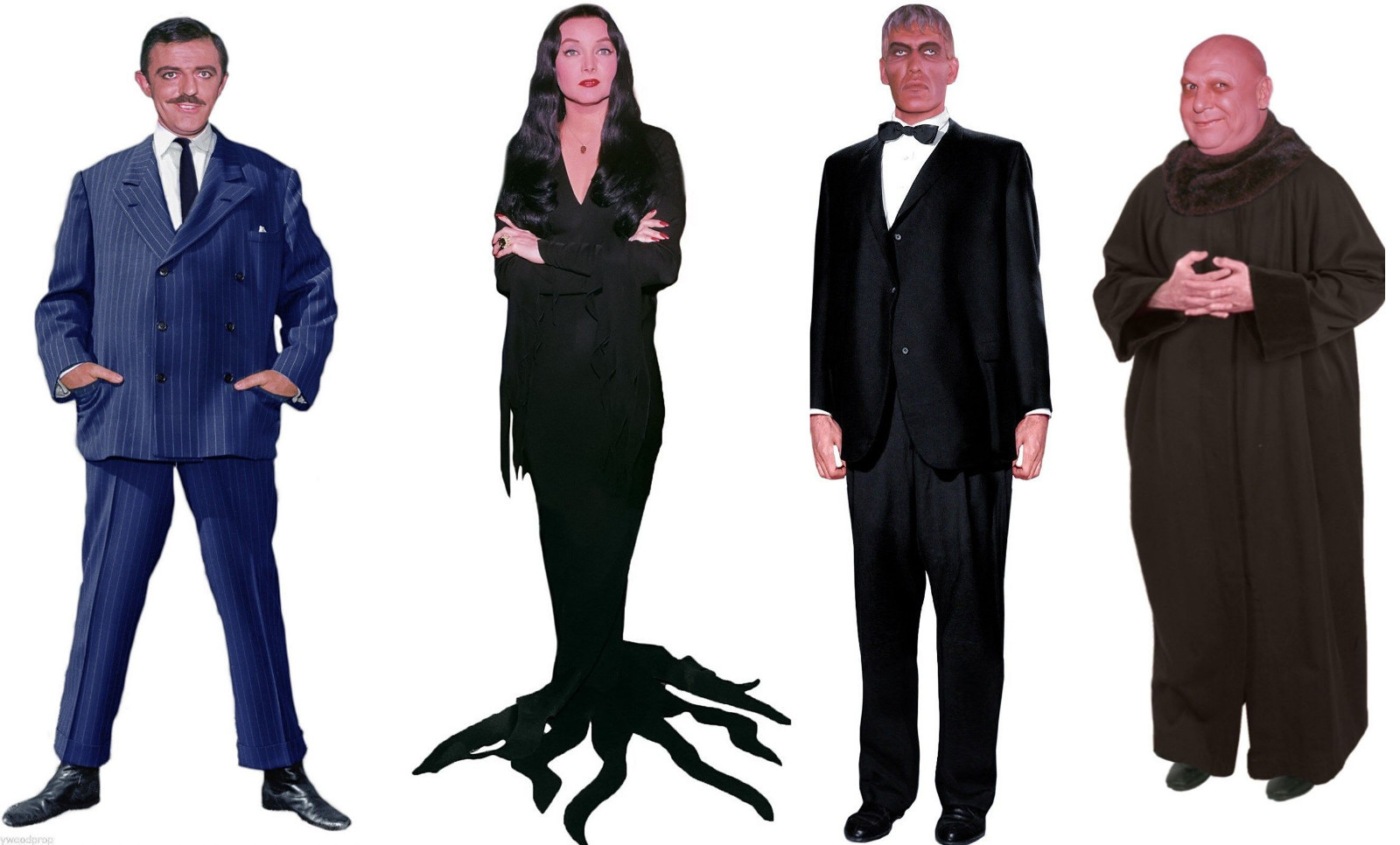 THE ADDAMS FAMILY MORTICIA LURCH LIFESIZE STANDUP STANDEE CUTOUT DMG’ED 40% DISC