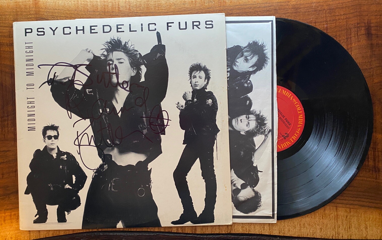 PSYCHEDELIC FURS signed autographed LP RECORD BECKETT Certified Richard Butler