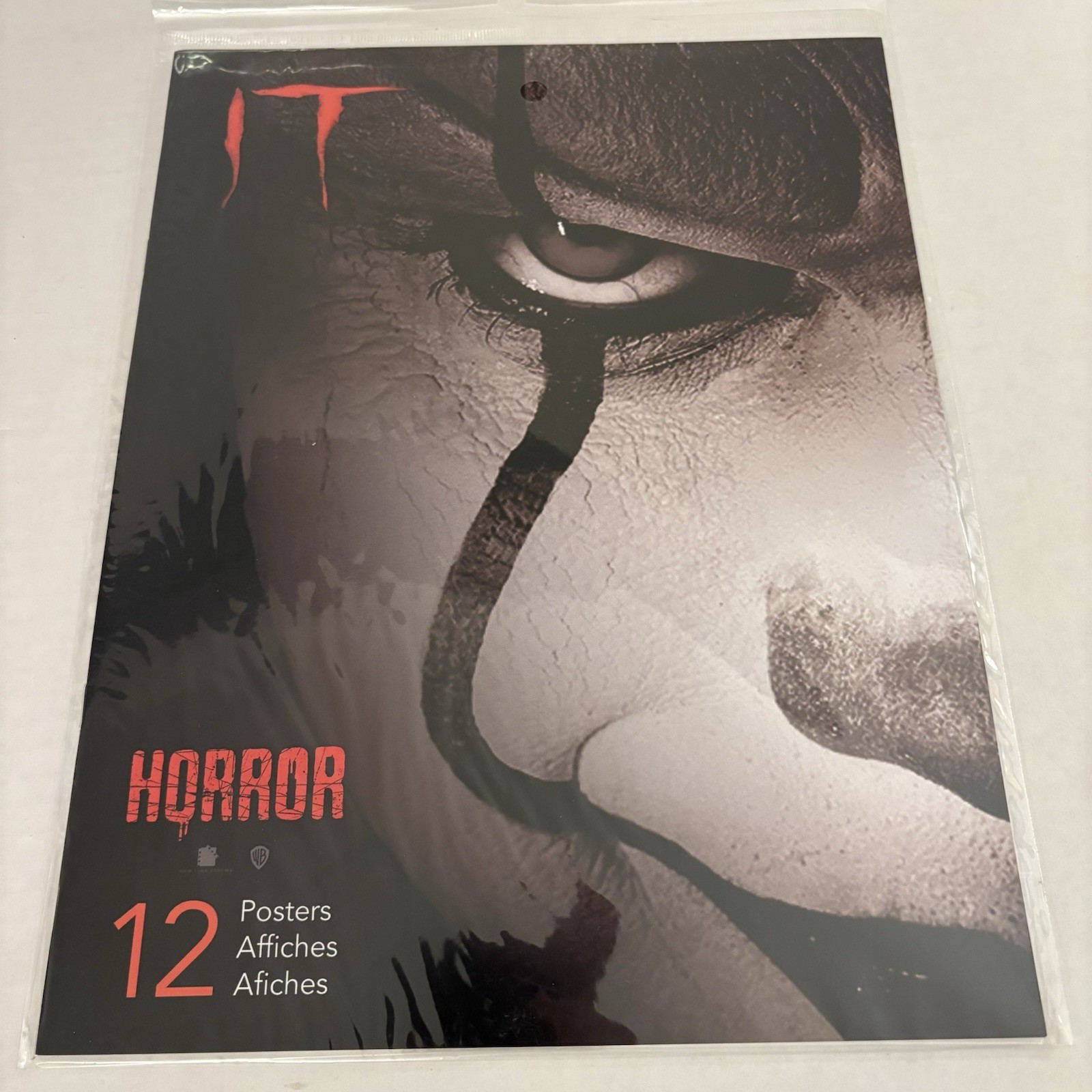 IT Horror 12 Poster Book NEW Each poster is 8.5in x 11 in. Penneywise, IT,Derry