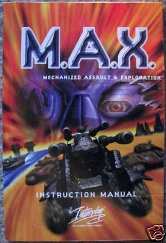 Original Game Manual for the M.A.X. PC Computer Strategy Game