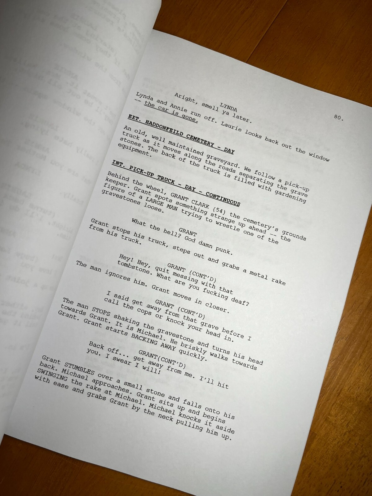 Halloween 2007 Script Signed- Autograph Reprints- Rob Zombie’s Halloween