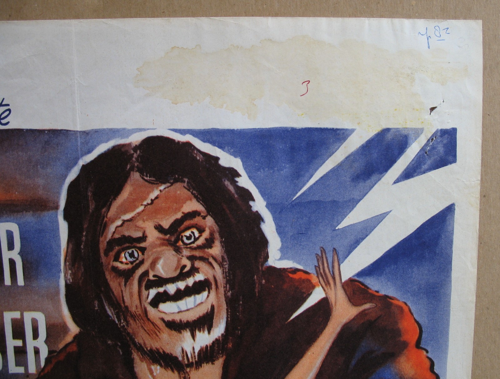 GIANT FROM THE UNKNOWN (1958) Belgian Poster, Buddy Baer, Kemmer, 1950s B Horror