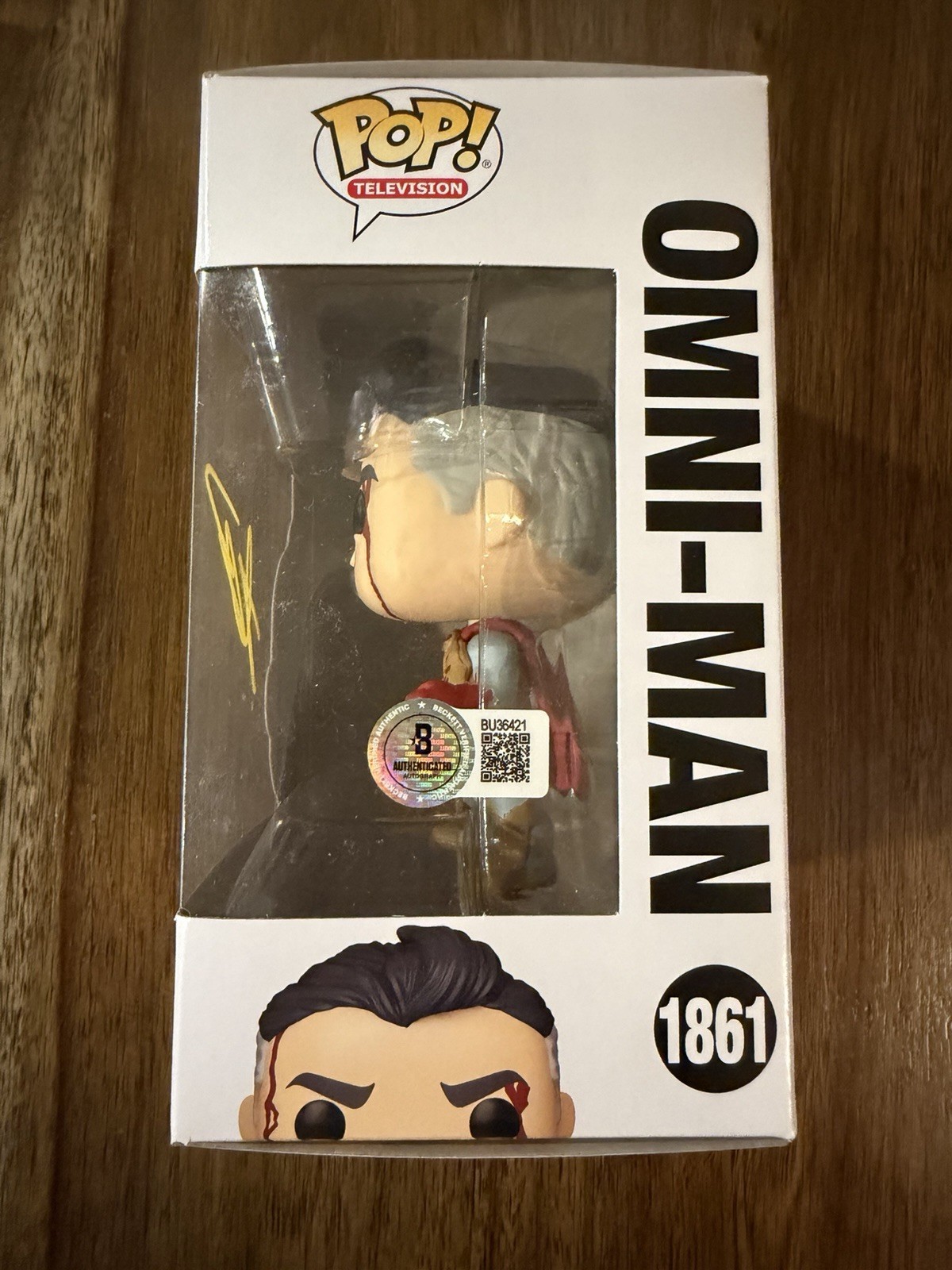Robert Kirkman ‘Invincible’ Creator Signed Funko Pop ‘Omni-Man’ Beckett